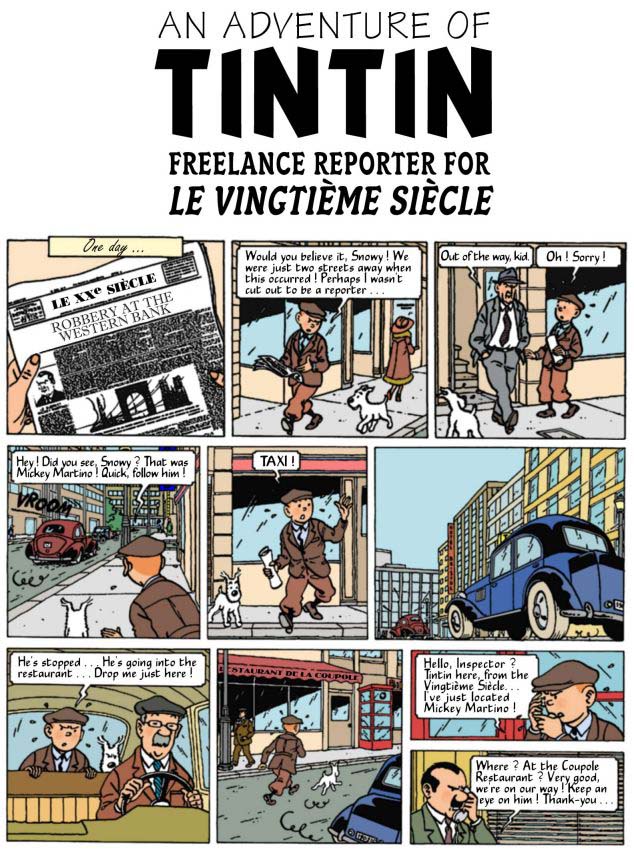 Introducing Tintin Freelance Reporter for the 20th Century by Yves Rodier - Page 1